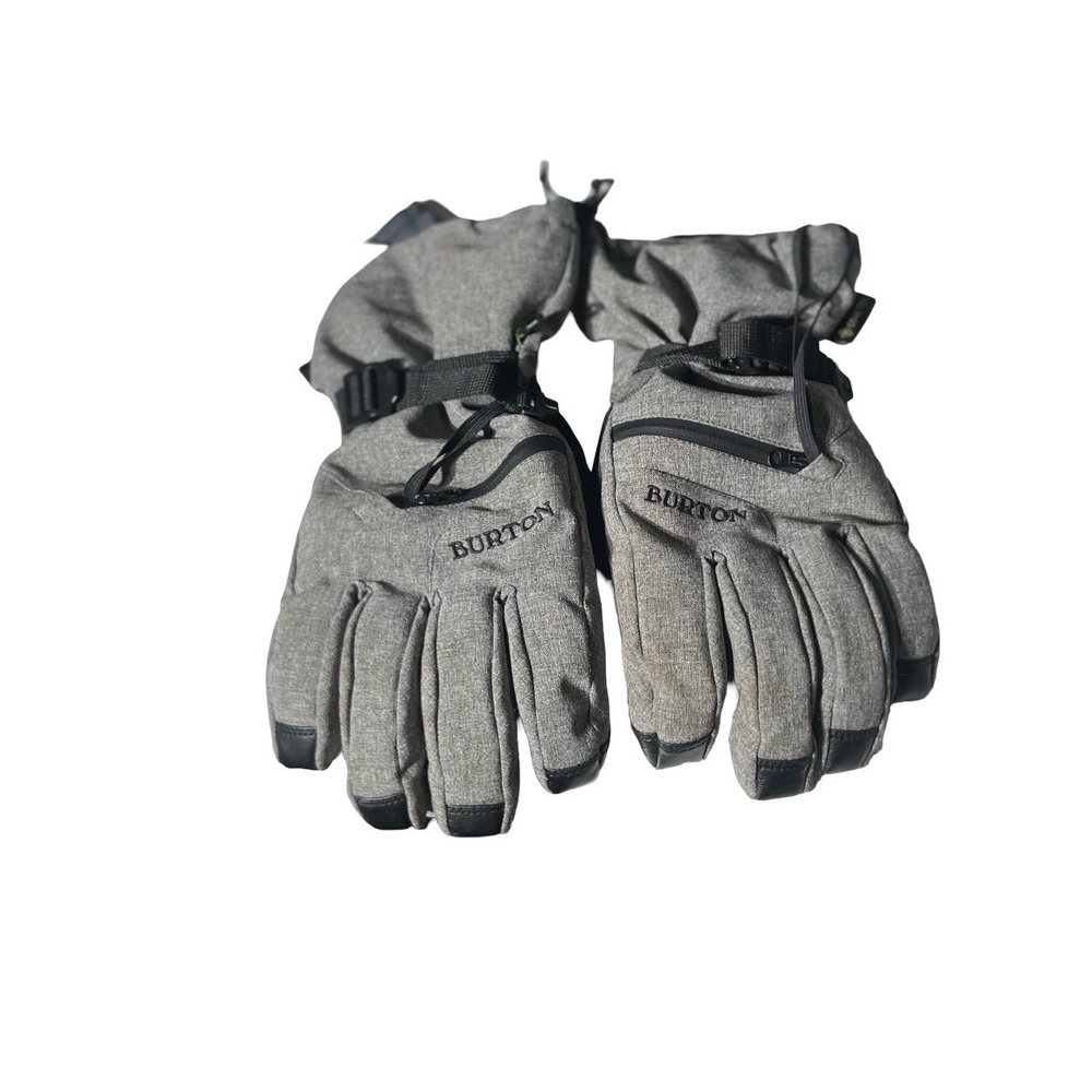 Burton Gore-Tex Snowboard Gloves Gray Black Waterproof Winter Ski Mens XL